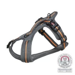 Trixie Hám Fusion Túrázáshoz,  S–M: 45–54 cm/20 mm, Grafit/Papaya