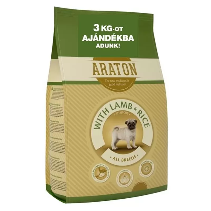Araton Dog Junior Lamb&rice 12+3kg