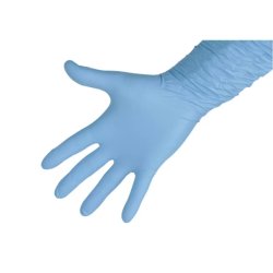 Kesztyű Eh Nitrile Fejő Milkmaster 300mm 8mil Xl  50db Kék Púdermentes