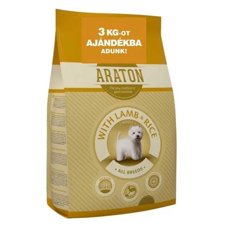Araton Dog Adult Lamb&rice 12+3kg