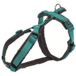 Trixie Hám Prémium Trekking M 53-64cm/20mm óceán/grafit