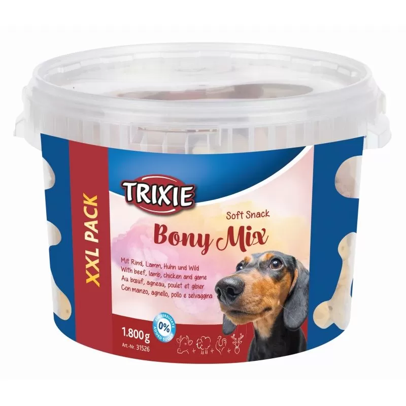 Trixie Jutalomfalat Bony Mix, XXL pack 1800g