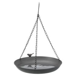 Trixie Kültéri Madárfürdető Függő Fém 2,2L/30cm Szürke