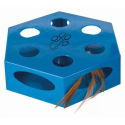 Trixie Játék Macskának Tábla Forgó Tollal 22cm Kék