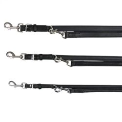 Trixie Póráz Rustic Bőr L-XL 1m/25mm Sötétbarna