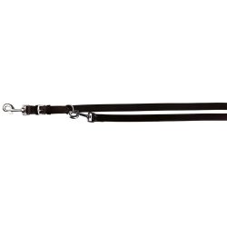 Trixie Active hosszabbítható bőr póráz S-M 2m/13mm, fekete