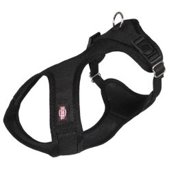 Trixie Hám Túrázáshoz Comfort Soft  XXS–XS: 28–40 cm/15 mm, fekete