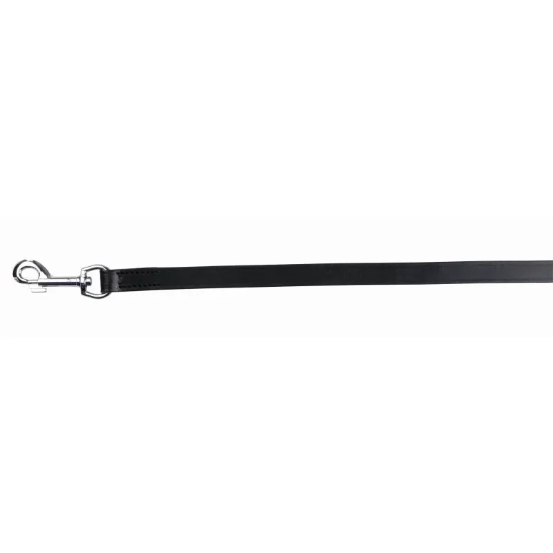 Trixie Active bőr póráz M-L 1m/18mm fekete