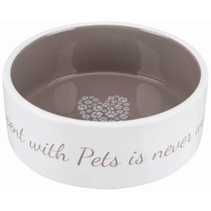 Trixie Pet´s Home kerámia tál 0,8/16cm krém/barna