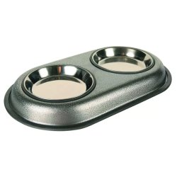 Trixie Tál Kerámia Macskának, 0.3 l/o 12 cm, Fehér/Kékesszürke