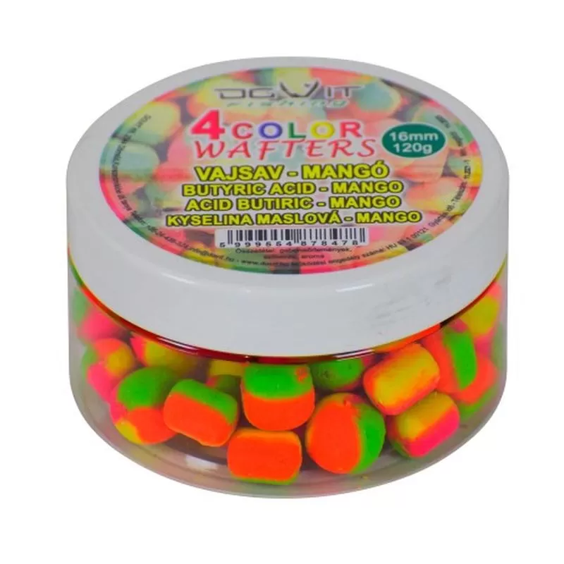 Dovit 4 COLOR wafters 16mm - vajsav-mangó 120g