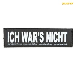 Trixie Hámfelirat Julius-K9 2-es Powerhámhoz, S, ICH WAR´S NICHT!