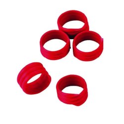 KERBL Baromfi Lábgyűrű 16mm Piros 20db