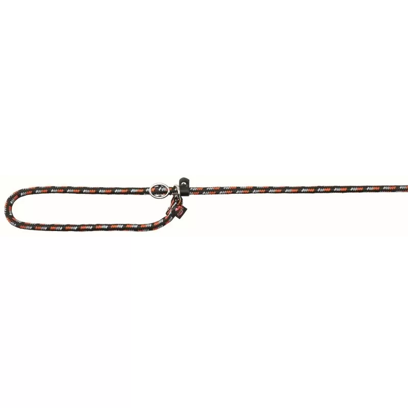 Trixie Póráz Mountain Rope S-M 1,7m/8mm Fekete/Narancs