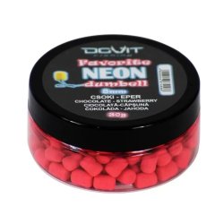 Dovit Favorite dumbell Neon 5mm - csoki-eper 30g