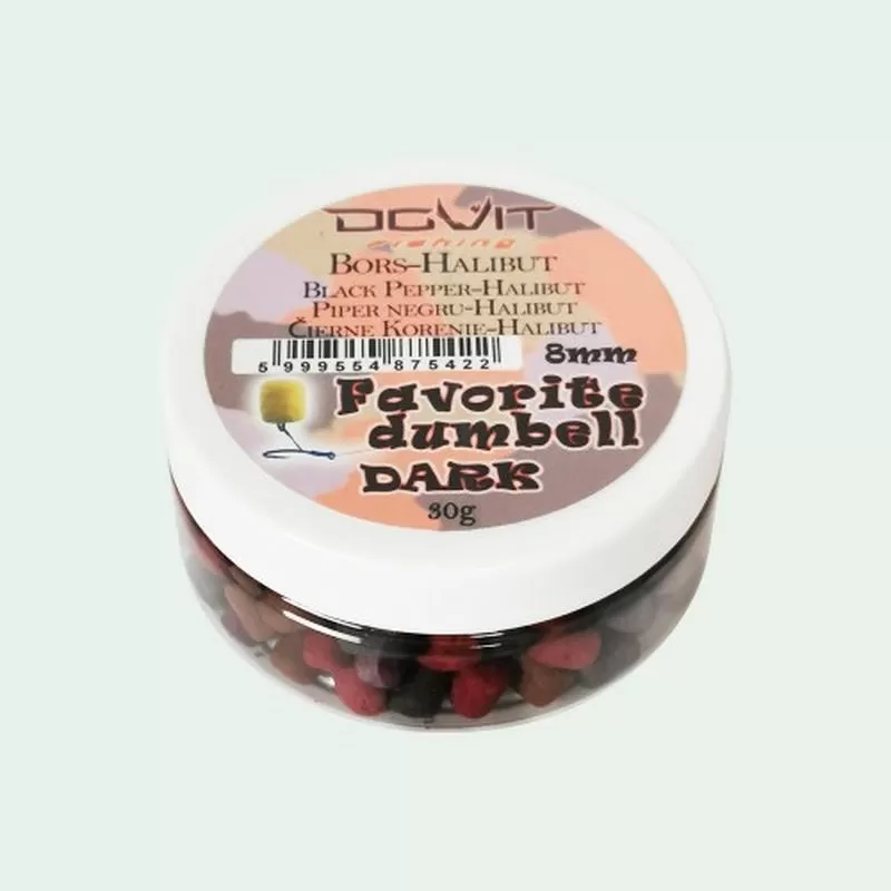 Dovit Favorite dumbell Dark - bors-halibut 30g