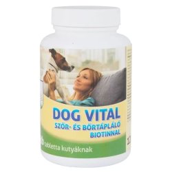 Dog Vital Szőr- És Bőrtápláló Tabletta Biotinnal 60db
