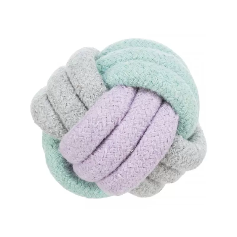 Trixie Játék Kötél Junior Csomós Labda, o 9 cm