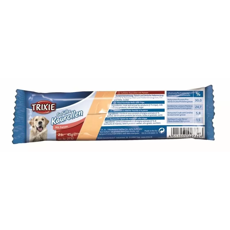 Trixie Jutalomfalat Rágóropi Töltött Pacalos 2db 45g/12cm