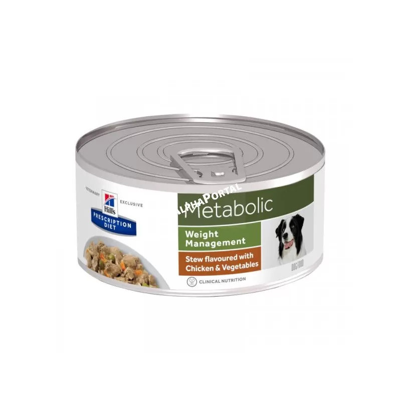 Hills PD Canine Metabolic Chicken & Vegetables Stew 156g