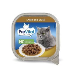 Prevital alutálka macska bárány-máj 100gr
