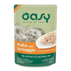 Oasy Cat Alutasak Natural Chicken&Cheese 70g