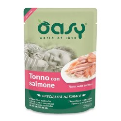 Oasy Cat Alutasak Natural Tuna&Salmon 70g