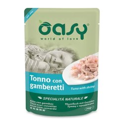 Oasy Cat Alutasak Natural Tuna&Shrimp 70g
