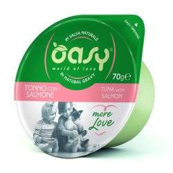 Oasy Cat Tálka More Love Tuna&Salmon 70g