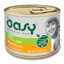 Oasy Dog Konzerv OP Adult Small/Mini Pork 200g
