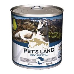 Pet´s Land Dog Koznerv Sertés-hal 800g