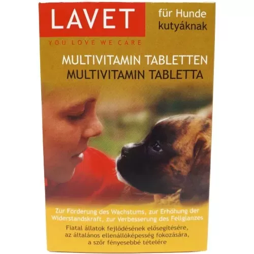 Lavet Prémium Multivitamin tabletta kutya 50db