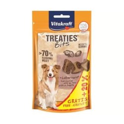 Vitakraft Treaties Bits Kutya Jutalomfalat Májas 120 g + 20% ajándék