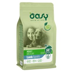 Oasy Dog Lifestage Adult Medium Lamb 12kg