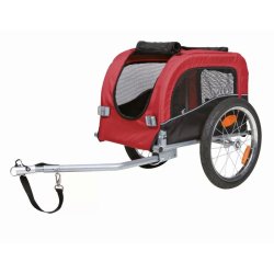 Trixie Bicikli Trailer S 53×60×60cm Fekete/Piros