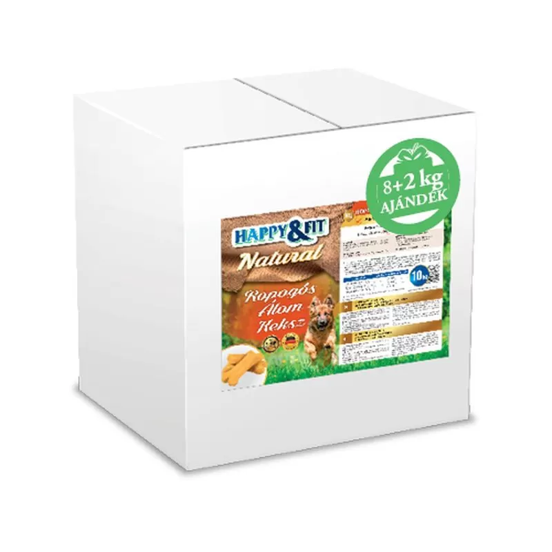 Happy&Fit Natural Ropogós Álom Keksz jutalomfalat 8+2kg