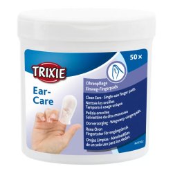 Trixie Fültisztító ujjra húzható, 50db