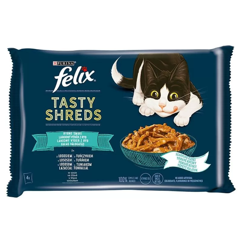 Felix Shreds Alutasak 4x80g Halas válogatás szószban