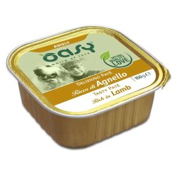 Oasy Dog Alutálka Tasty Paté Adult Lamb 150g
