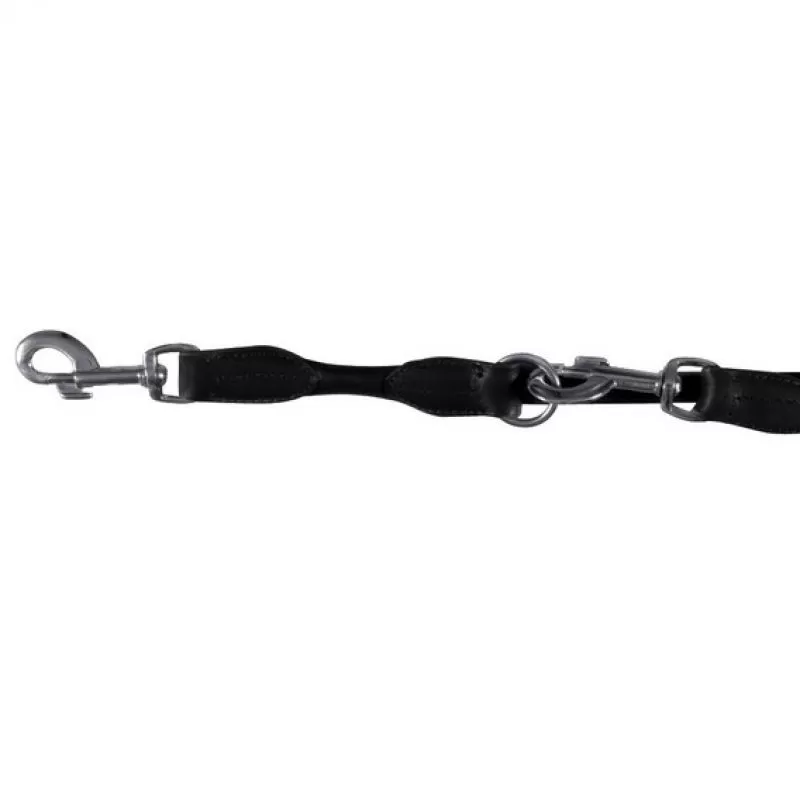Trixie Active hosszabbítható bőr póráz S-M 2.00m/8mm fekete
