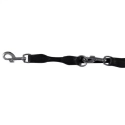 Trixie Active hosszabbítható bőr póráz S-M 2.00m/8mm fekete