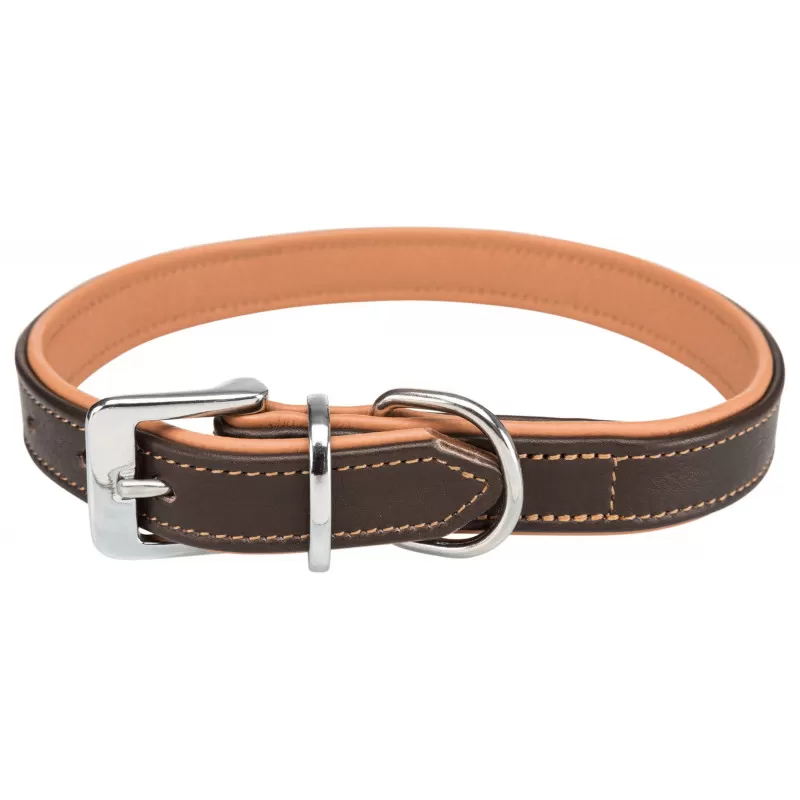 Trixie Nyakörv Active Comfort M 39-46cm/25mm világos barna/barna