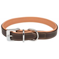 Trixie Nyakörv Active Comfort M 39-46cm/25mm világos barna/barna
