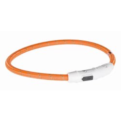 Trixie Nyakörv Világítós, Usb Töltővel M-L 45cm/7mm Narancs