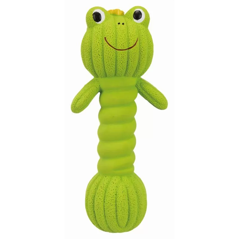 Trixie Játék latex súlyzó béka 18cm