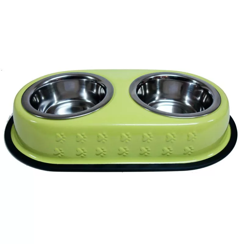 Raintech fém etetőtál, dupla 2x0,70l / 16,5cm