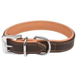 Trixie Nyakörv Active Comfort S 31-37cm/25mm világos barna/barna