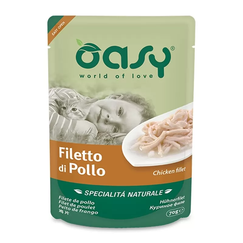 Oasy Cat Alutasak Natural Chicken 70g