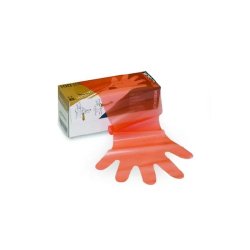 Polysem hosszú PE Kesztyű 33 mikron 100db S-méret, 920 mm