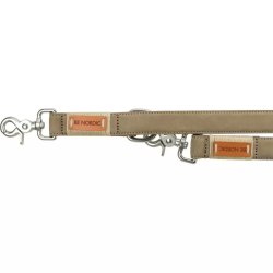 Trixie BE NORDIC hosszabbítható bőr póráz, L–XL: 2 m/25 mm, Homok